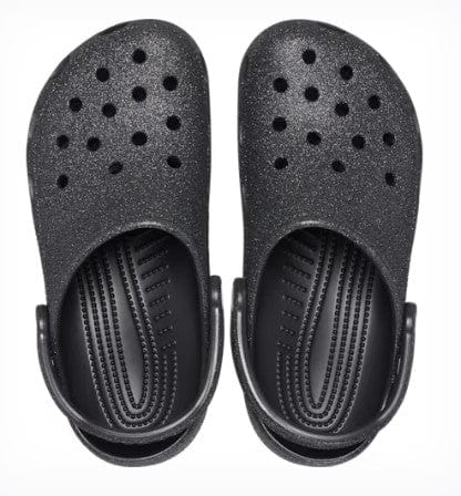 Load image into Gallery viewer, Crocs Classic Glitter Clog - Black Glitter
