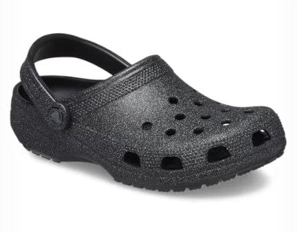 Load image into Gallery viewer, Crocs Classic Glitter Clog - Black Glitter
