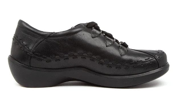 Load image into Gallery viewer, Ziera Womens Allsorts XW Black Leather Shoe
