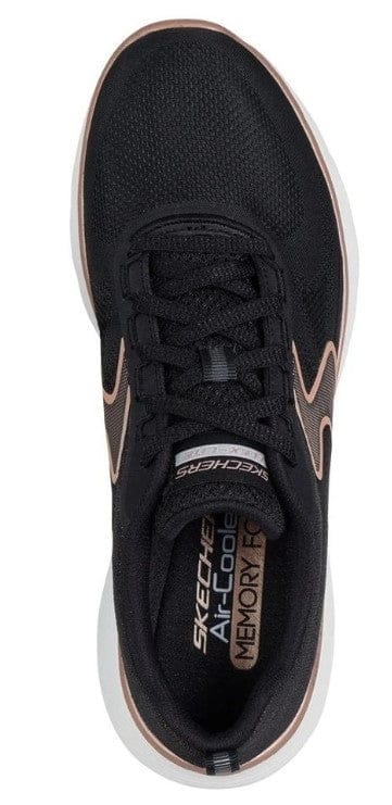 Skechers Womens Flex Appeal 5.0 - Black/Rose Gold