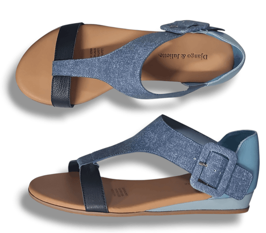 Django & Juliette Womens Huntlee Dj Bright Multi Sandals Shoes