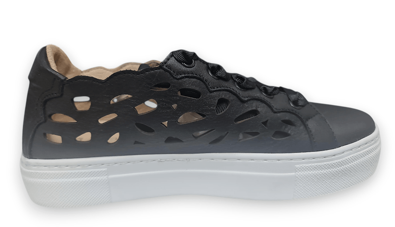 Load image into Gallery viewer, Wave Womens Leather Upper Black Shoes
