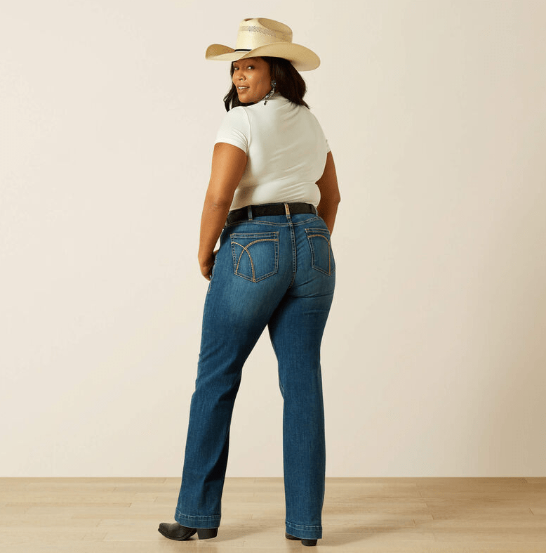 Load image into Gallery viewer, Ariat Womens Mid Rise Hasley Slim Trouser Jeans
