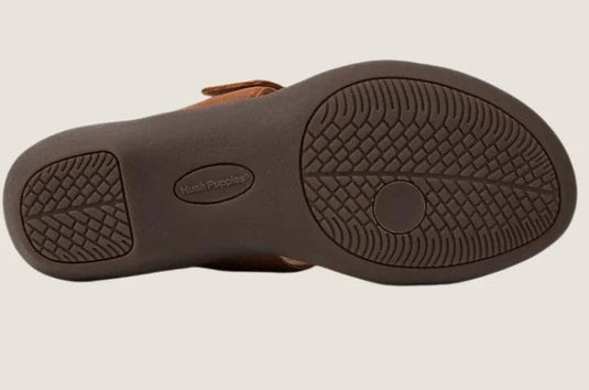 Hush Puppies Womens Astounding Tan Champagne Sandal Shoes