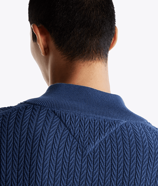 Tommy Hilfiger Mens Knit Half Zip Jumper