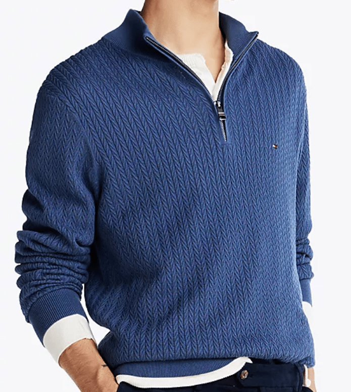 Load image into Gallery viewer, Tommy Hilfiger Mens Knit Half Zip Jumper
