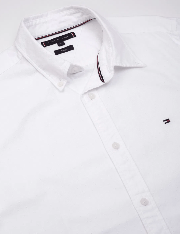 Load image into Gallery viewer, Tommy Hilfiger Mens Oxford Dobby Slim Fit Shirt
