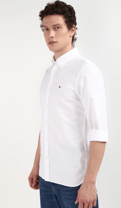 Tommy Hilfiger Mens Oxford Dobby Slim Fit Shirt
