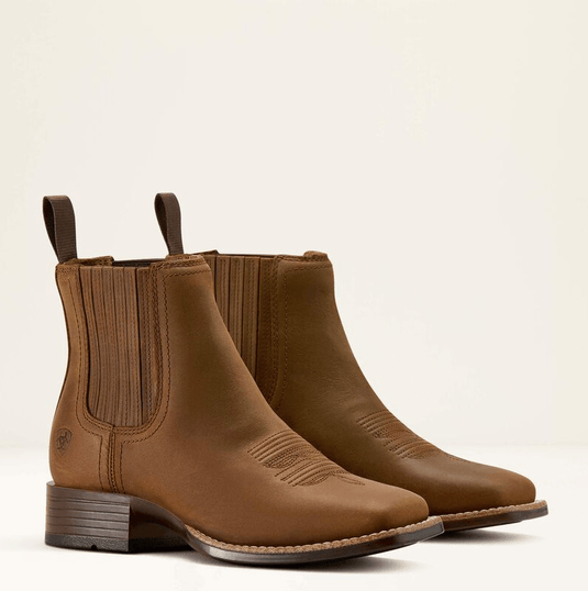 Ariat Womens Booker Chelsea Wide Square Toe Boot