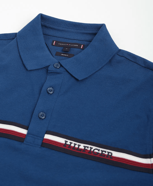 Tommy Hilfiger Mens Cotton Polo Collar Regular Fit T-Shirt