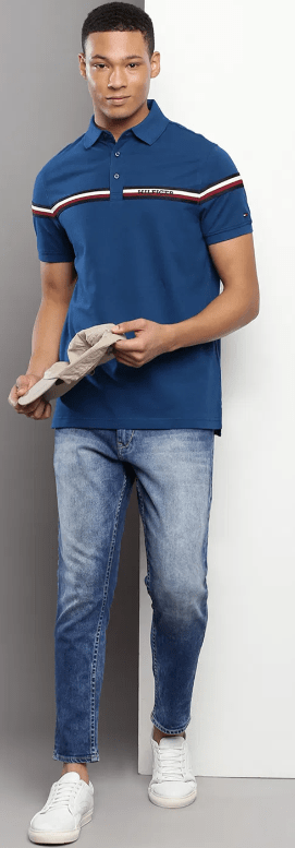 Load image into Gallery viewer, Tommy Hilfiger Mens Cotton Polo Collar Regular Fit T-Shirt
