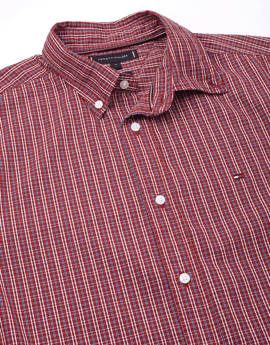 Tommy Hilfiger Mens Tartan Regular Fit Shirt