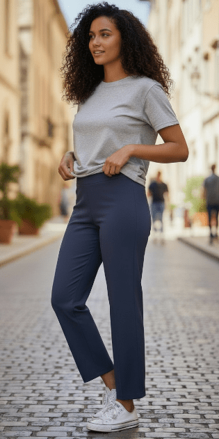 Givoni Womens Elastic Waist Pant