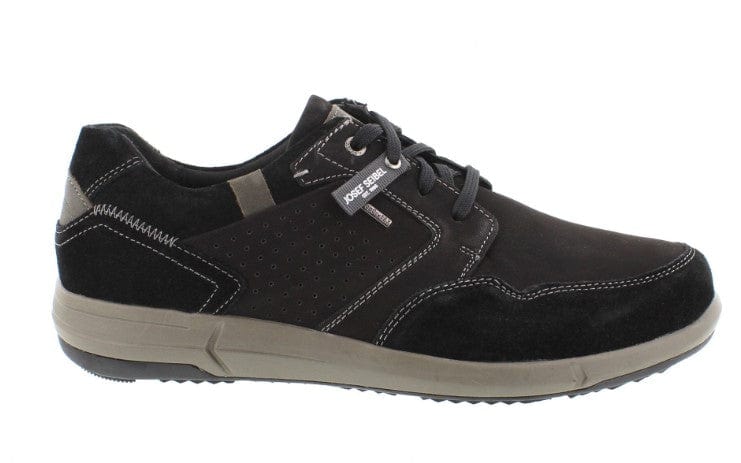 Load image into Gallery viewer, Josef Seibel Mens Enrico 51 Lace Up Flats Shoes - Schwarz
