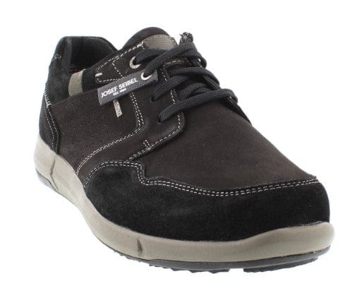 Josef Seibel Mens Enrico 51 Lace Up Flats Shoes - Schwarz