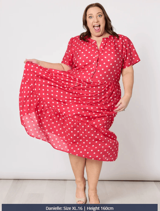 Gordon Smith Womens French Rose Midi Dress