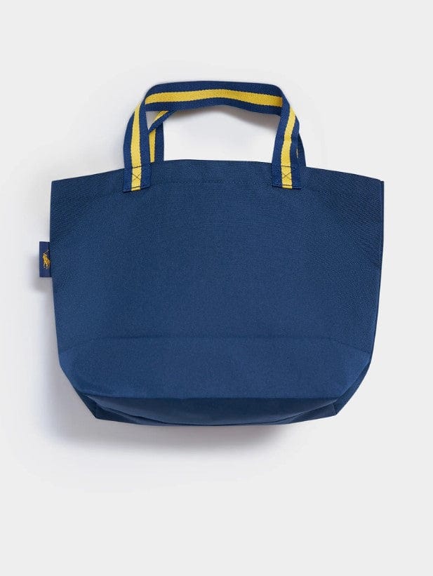 Load image into Gallery viewer, Polo Ralph Lauren Cotton Bear Tote Bag with Pouch - Navy
