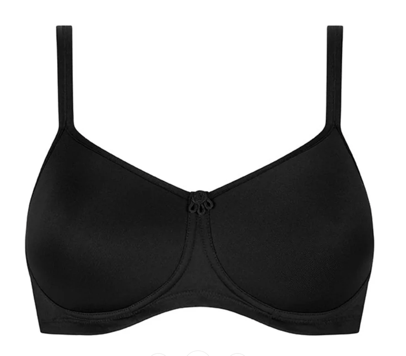 Load image into Gallery viewer, Amoena Womens Mara Padded Soft Bra - Black
