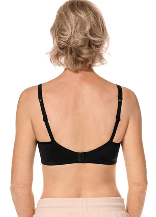 Amoena Womens Mara Padded Soft Bra - Black