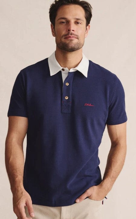 Load image into Gallery viewer, S. Kidman Mens Fitzroy Short Sleeve Polo - Navy
