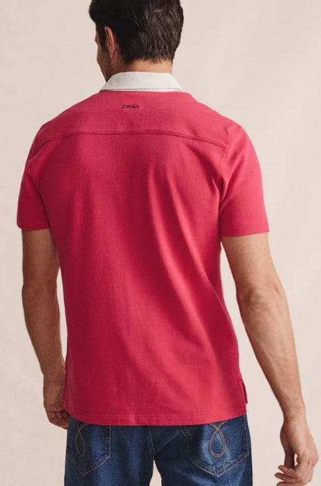 Load image into Gallery viewer, S. Kidman Mens Fitzroy Short Sleeve Polo - Red
