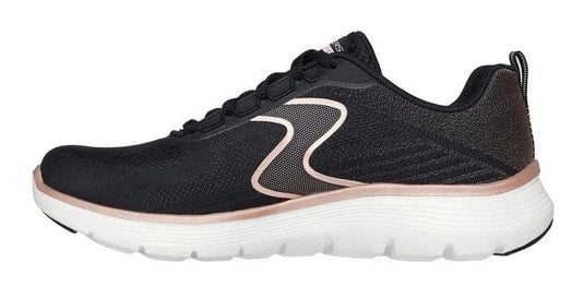 Skechers Womens Flex Appeal 5.0 - Black/Rose Gold
