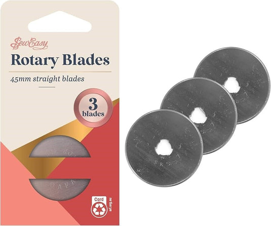 Sew Easy 45mm Rotary Blades - 3Pk