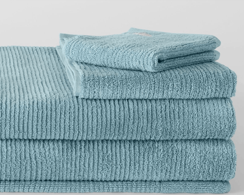 Load image into Gallery viewer, Sheridan Living Textures Bath Collection - Misty Teal
