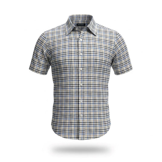 Bridgeport Mens Woven Shirt -Blue