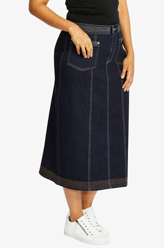 Load image into Gallery viewer, Pingpong Womens Parker Denim Skirt
