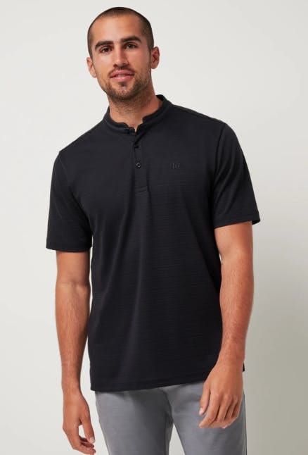 Travis Mathew Mens Sunny Days Ahead Polo - Black