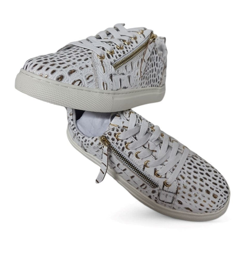 Load image into Gallery viewer, Cassini  Moscow Womens Shoes - White Gold
