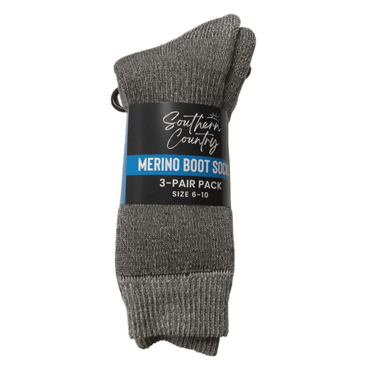 Southern Country Merino Boot Socks 3 Pack