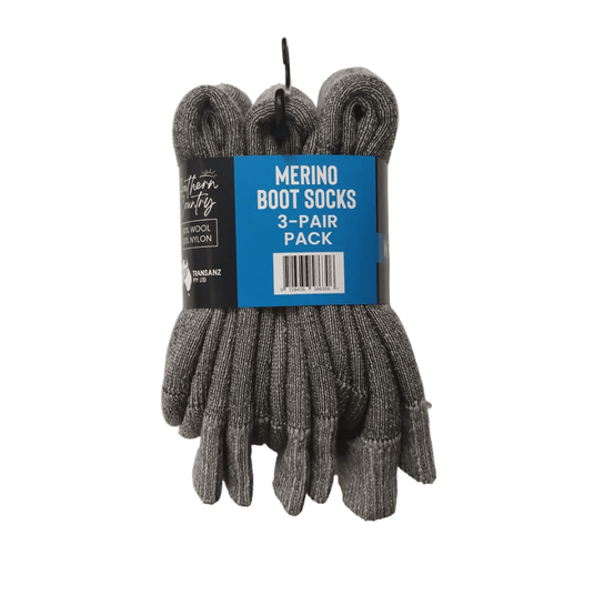 Southern Country Merino Boot Socks 3 Pack