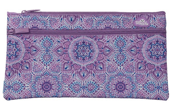 Spencil Sweet Heart Twin Zip Pencil Case