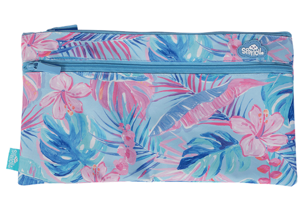 Spencil Tropicana Twin Zip Pencil Case