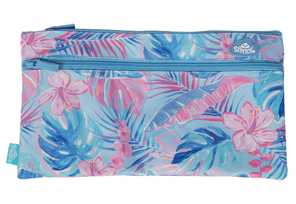 Load image into Gallery viewer, Spencil Tropicana Twin Zip Pencil Case
