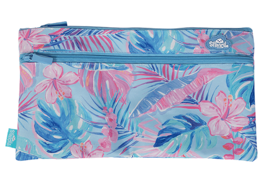 Spencil Tropicana Twin Zip Pencil Case