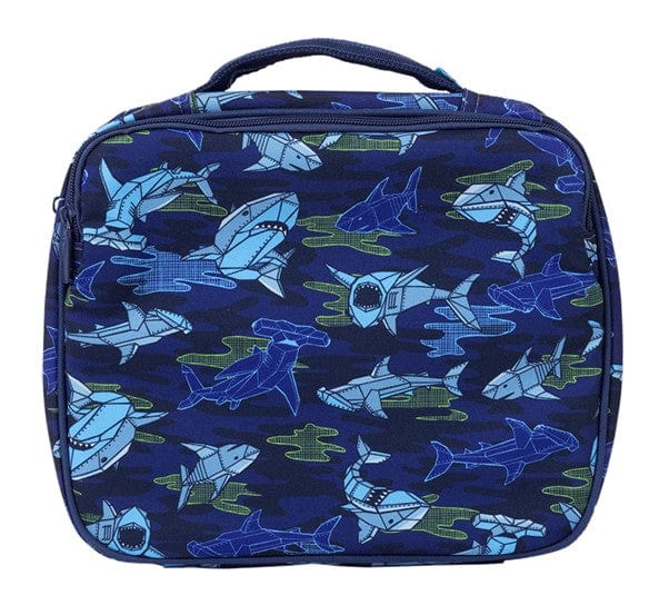 Load image into Gallery viewer, Spencil Robo Shark Big Cooler Lunch Bag + Chill Pack
