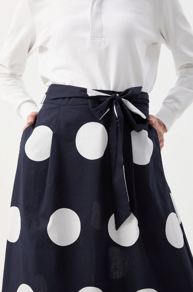 Load image into Gallery viewer, Goondiwindi Cotton Womens Cotton A-Line Skirt With Belt
