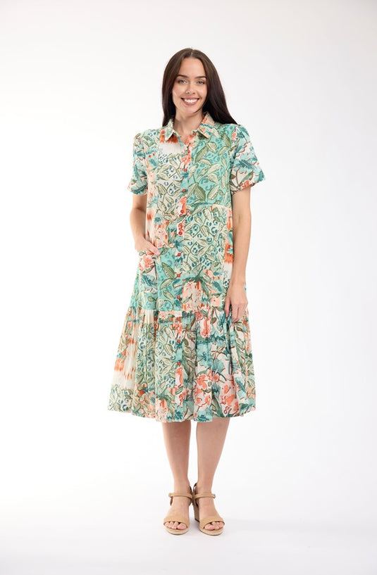 Orientique Womens St Michiel Dress Patch Long