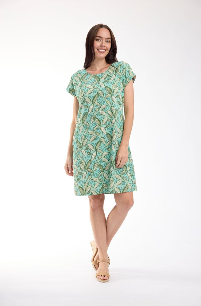 Load image into Gallery viewer, Orientique Womens St Michiel Dress Reversible Short Sleeve
