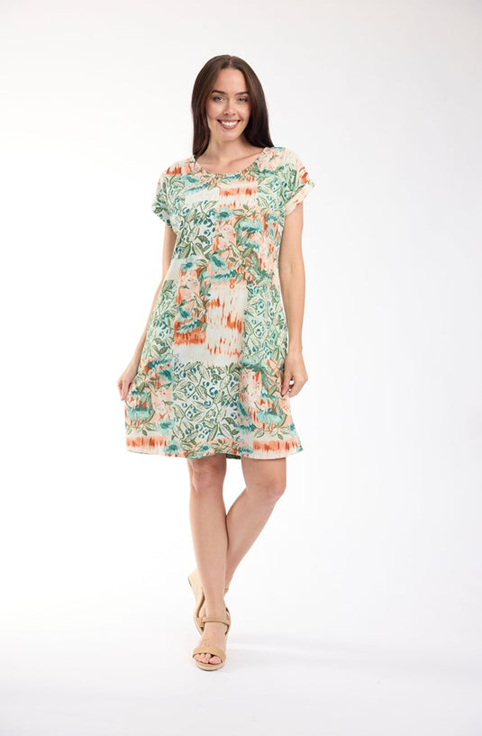 Orientique Womens St Michiel Dress Reversible Short Sleeve