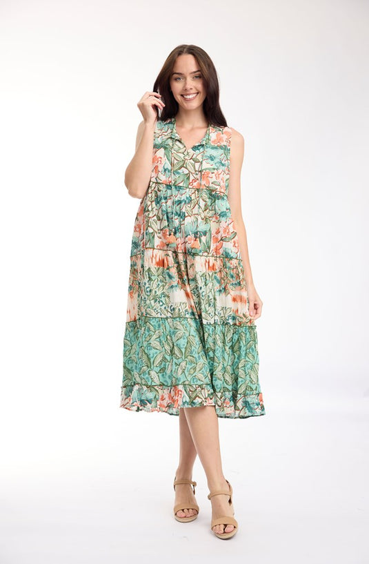 Orientique Womens St Michiel Dress Layers Sleeveless