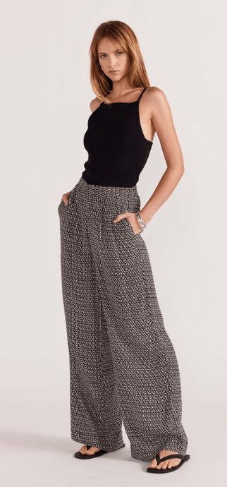 Staple The Label Womens Della Wide Leg Pant