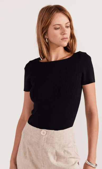 Staple The Label Womens Jude Knit Tee