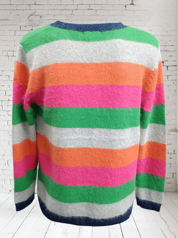 Load image into Gallery viewer, See Saw Womens Angora Blend Stripe Sweater
