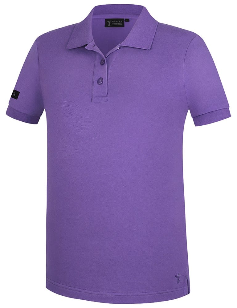 Load image into Gallery viewer, Pilbara Womens Classic Cotton Polo - Passion Flower
