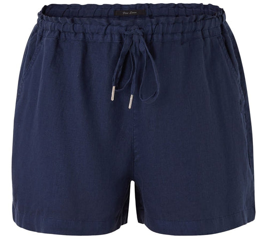 Pilbara Womens Olivia Linen Shorts - Navy