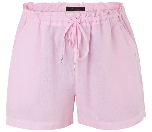 Pilbara Womens Olivia Linen Shorts - Pink